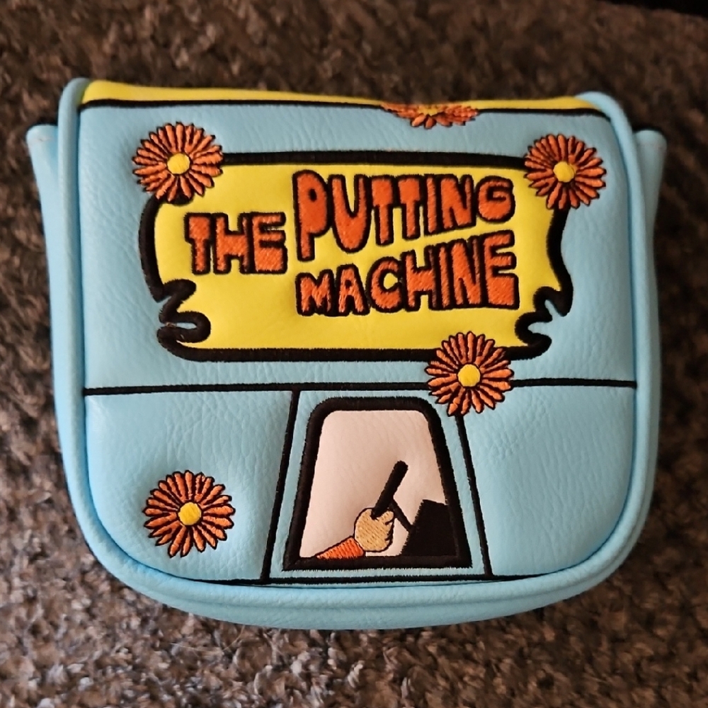 Colorful 'The Putting Machine' Pouch